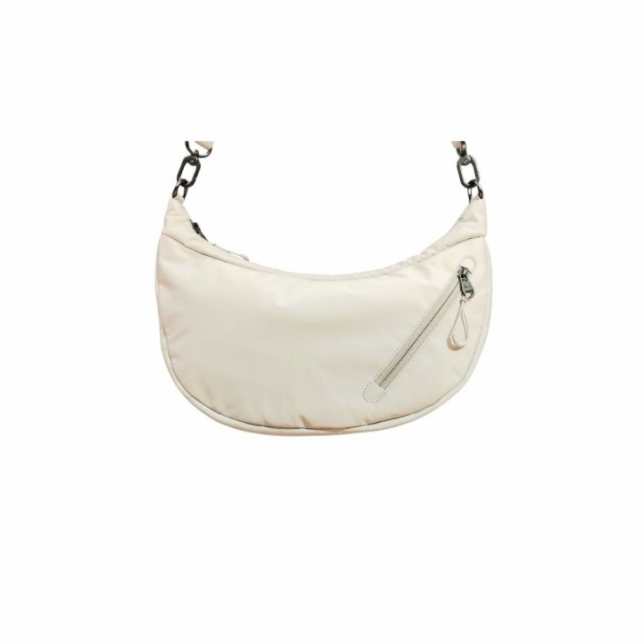 Aunts & Uncles Yoshii Halfmoon Bag linen